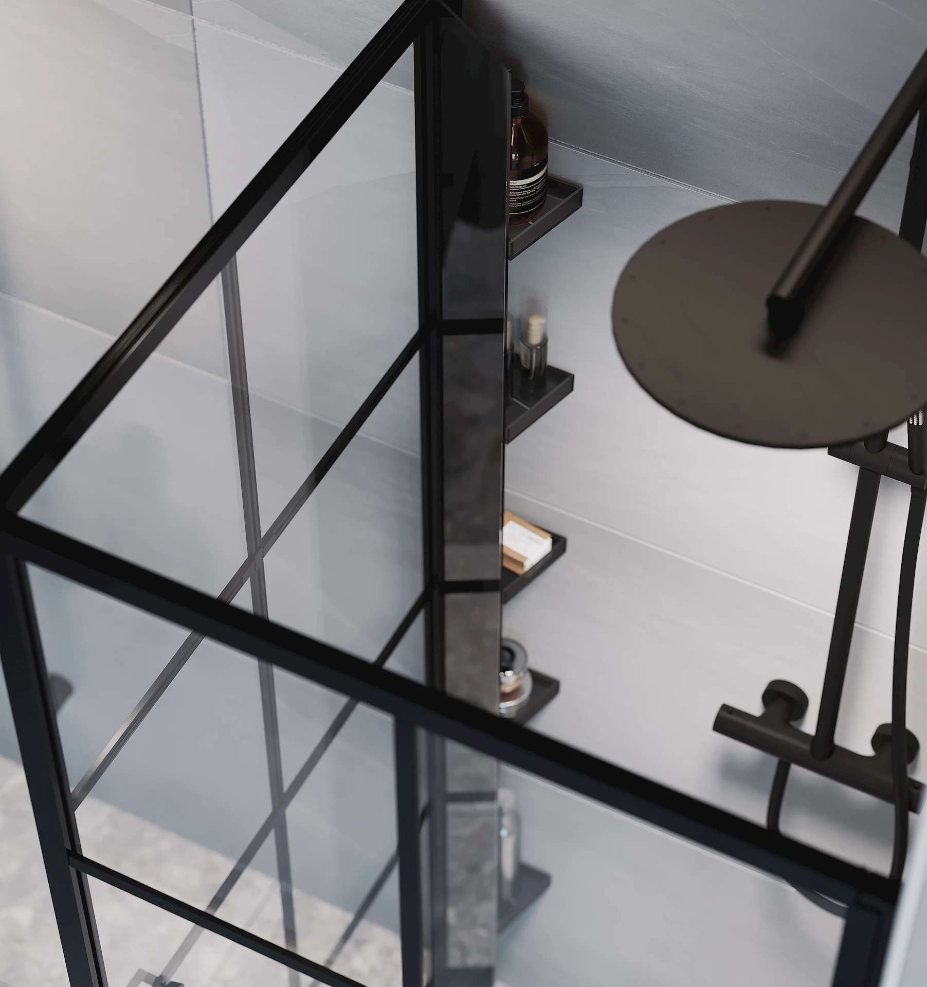 NRF6294248 - Tidy dusjhylle, sort - 