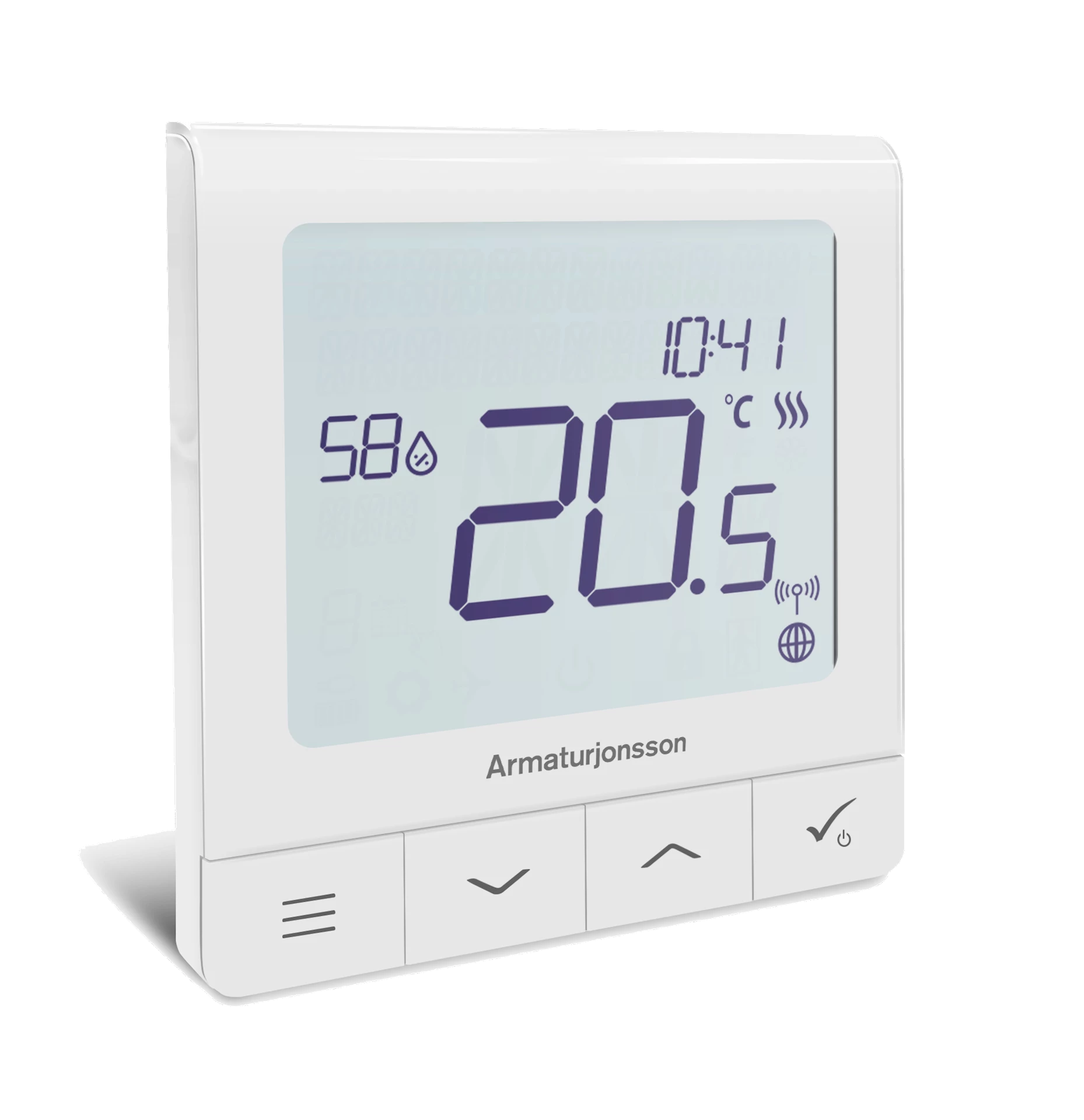 NRF8356066 - Quantum trådløs romtermostat  230V, hvit - 